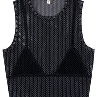Bikini Bod Tank Gray/Black