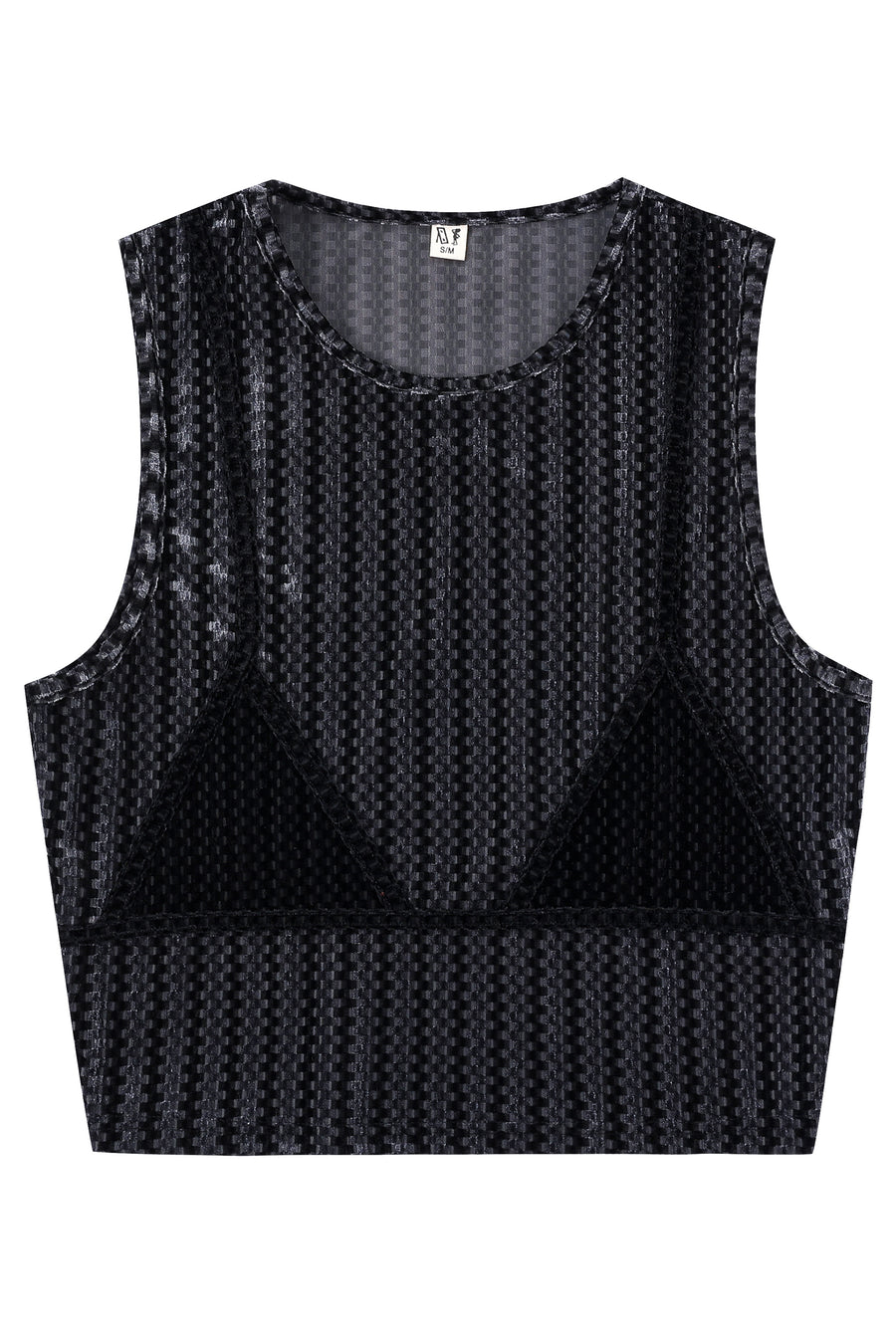 Bikini Bod Tank Gray/Black