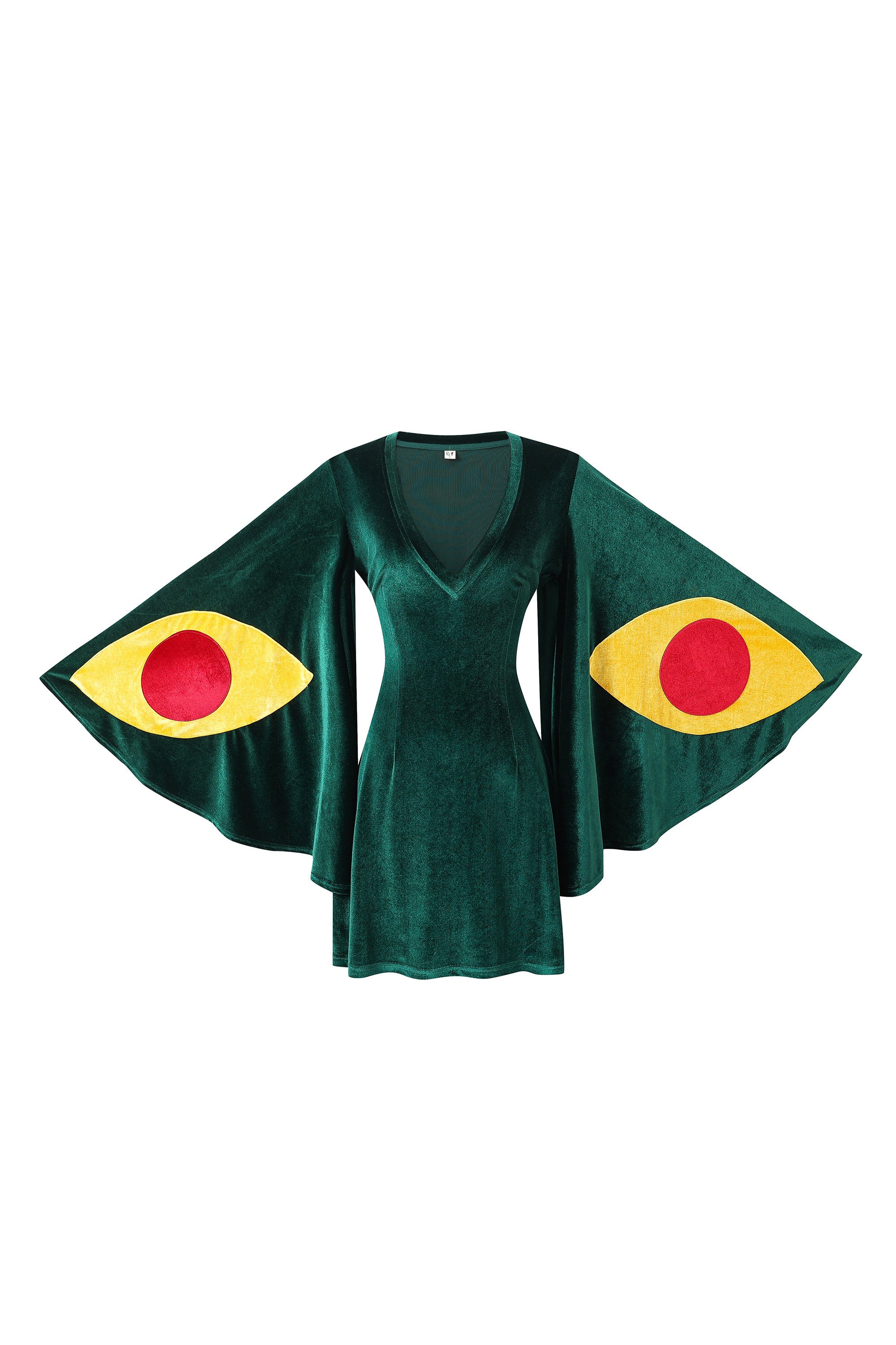 Moth Mini V-Neck Dress Fashion Brand Company Moth Mini V-Neck Dress Fashion Brand Company