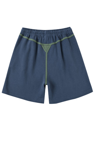Bikini Bod Thong Long Shorts Blue/Green