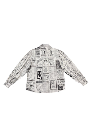 Boss Blouse Soft Linen White Pages