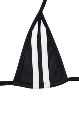 Sporty Spice Triangle String Bikini Top Black