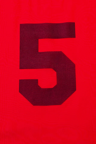 Sheer Football Tee Red/Black