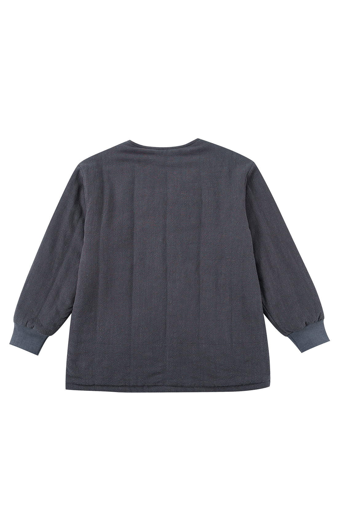 Survival Linen Quilted Jacket Charcoal