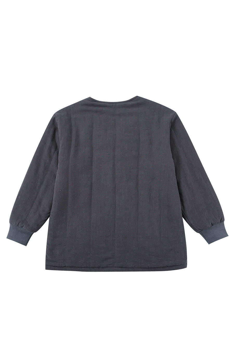 Survival Linen Quilted Jacket Charcoal