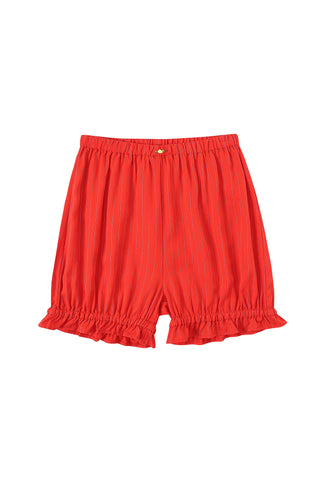 Tencel Stripe Bloomers Red