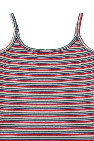 Monsanto Stripe Cotton Cami Mini Dress