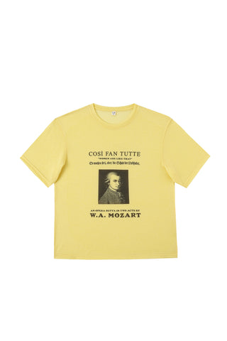 Unisex Mozart Wool Blend Tee Yellow