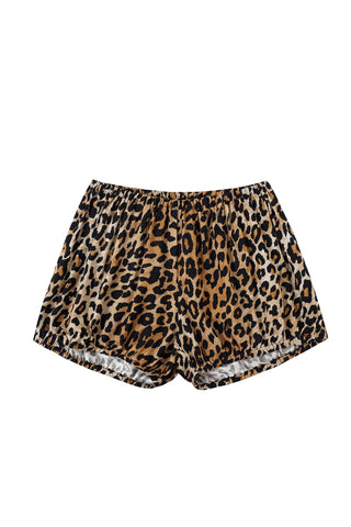 Soft Linen Baby Bloomer Leopard