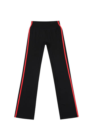 Sporty Yoga Pants Black/Red