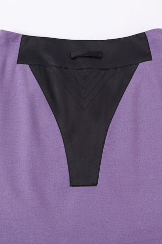 Career Woman Mini Skirt Purple
