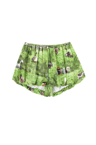 Low Rise Soft Linen Mini Bloomers Ducks