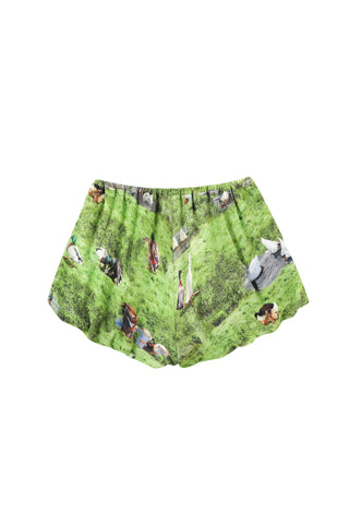 Low Rise Soft Linen Mini Bloomers Ducks