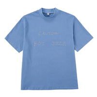 CAUTION Unisex T-Shirt Blue