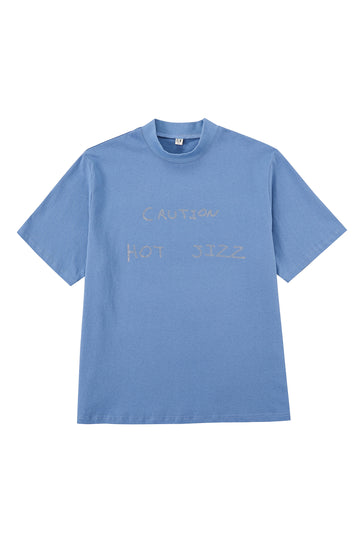 CAUTION Unisex T-Shirt Blue