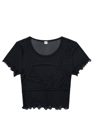 Bikini Bod Sheer Mesh T-Shirt