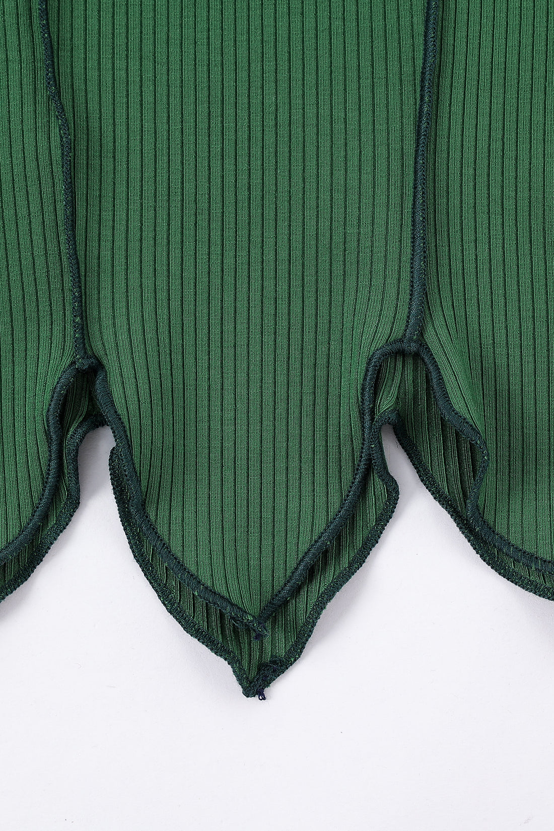 Green Leaf Tencel Rib Long Sleeve