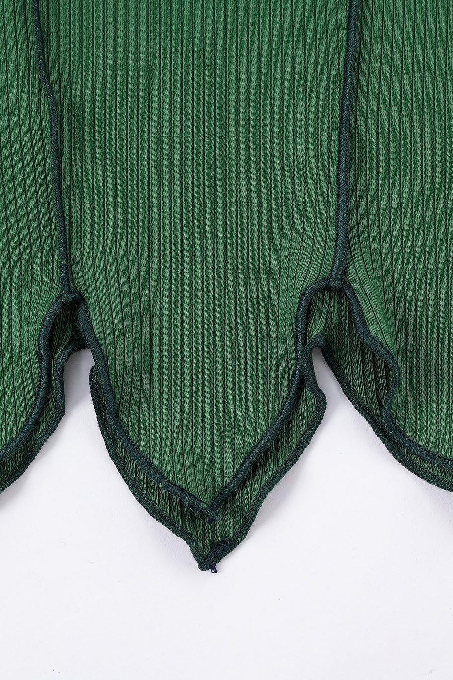 Green Leaf Tencel Rib Long Sleeve