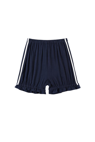 Sporty Soft Linen Bloomers Navy