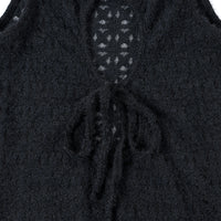 Hole-y Black Lace Midi Dress