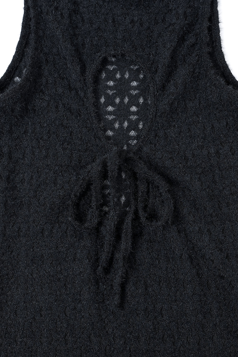 Hole-y Black Lace Midi Dress