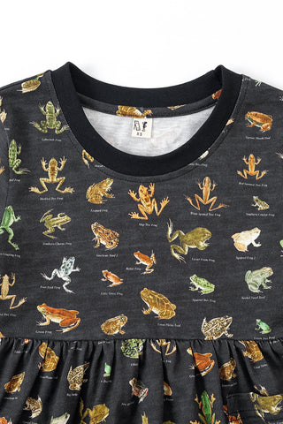 Favorite Frogs Kid's Cotton Dress