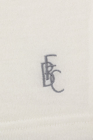 Psycho Bitch Wool Blend Baby Tee White