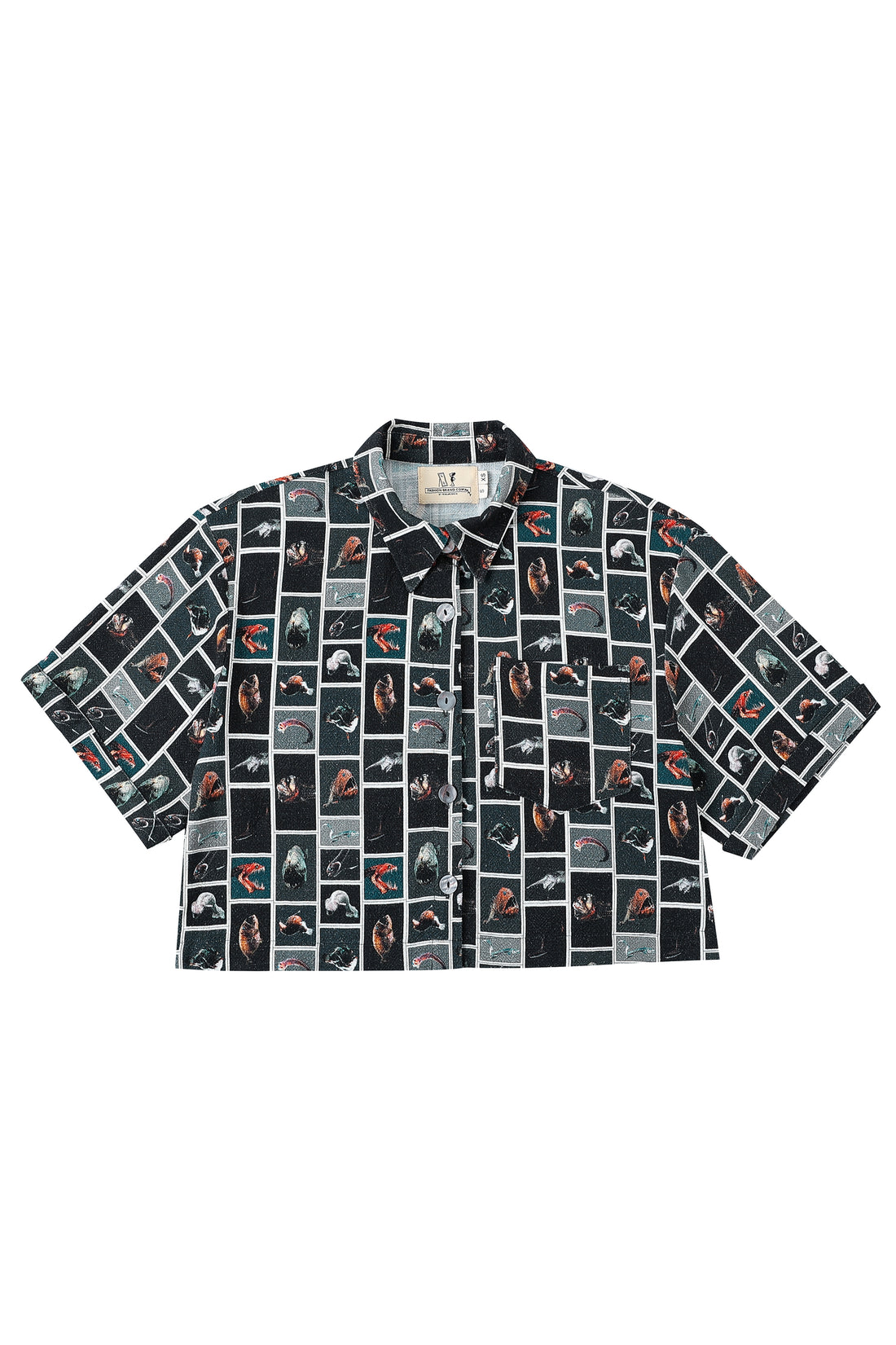 Cute Fish Linen Shirt