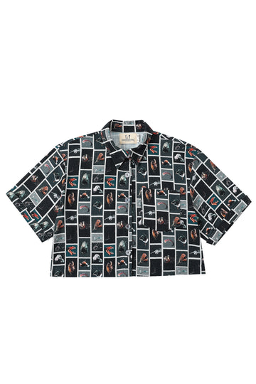 Cute Fish Linen Shirt
