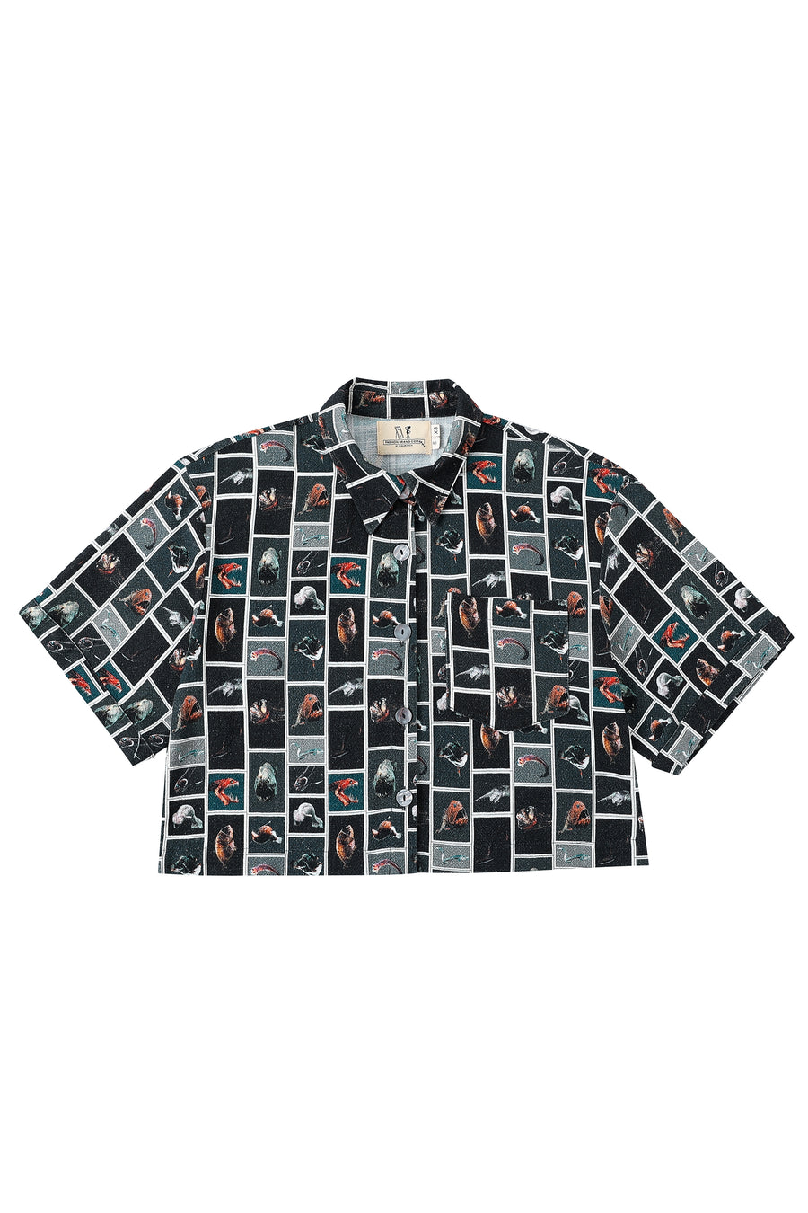 Cute Fish Linen Shirt
