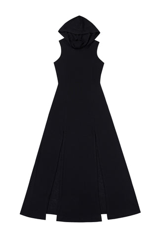 Dune Wool Blend Maxi Dress Black