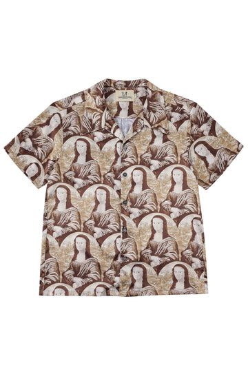 Unisex Mona Satin Shirt