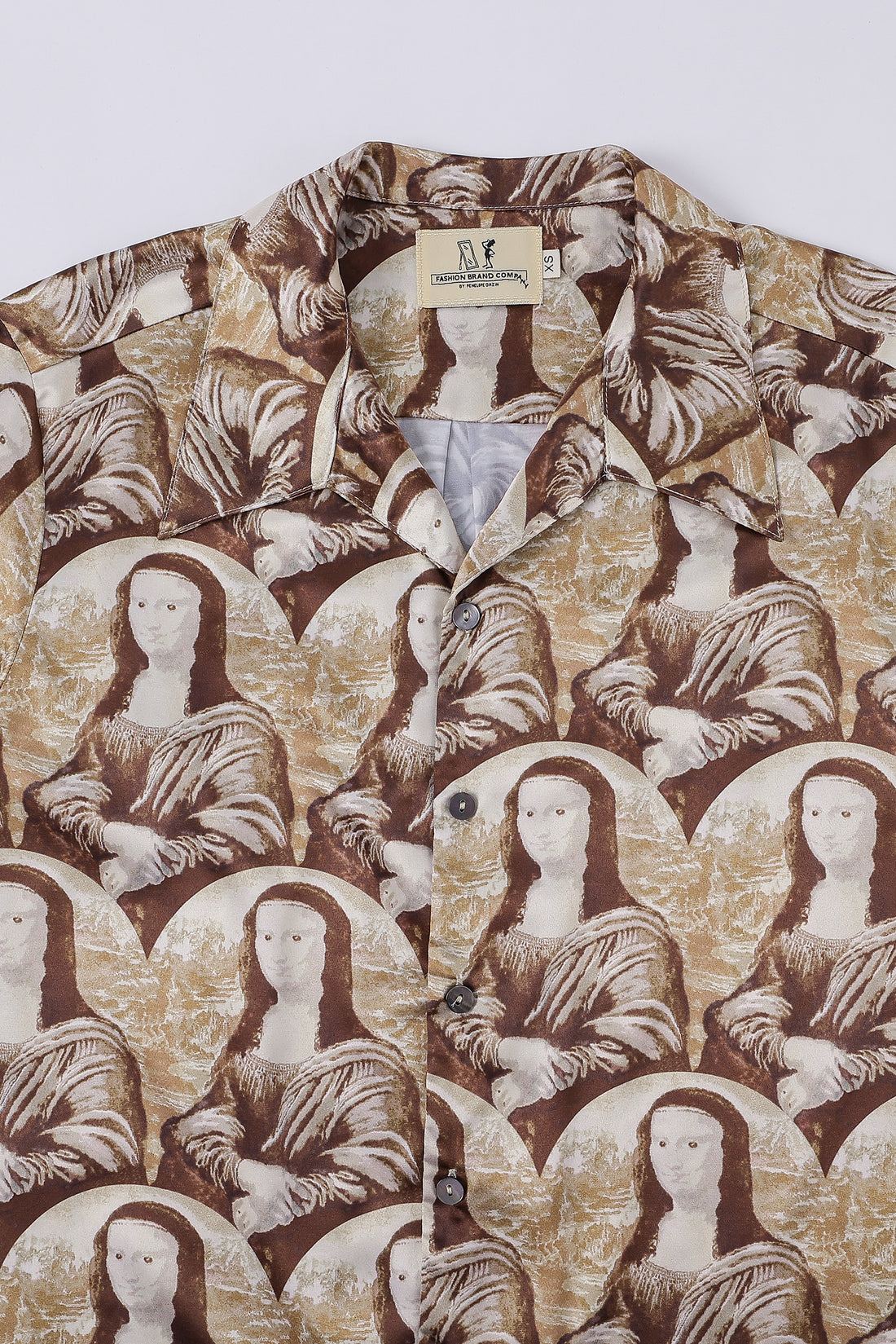 Unisex Mona Satin Shirt