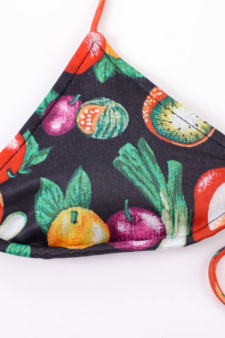 2 left - String Bikini Set Vegetable Medley