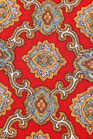 Lazy Pants Soft Linen Fancy Red Couch