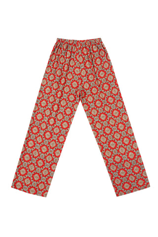 Lazy Pants Soft Linen Fancy Red Couch