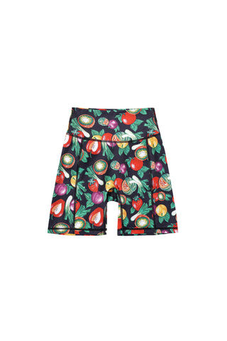 Yoga Shorts Vegetable Medley