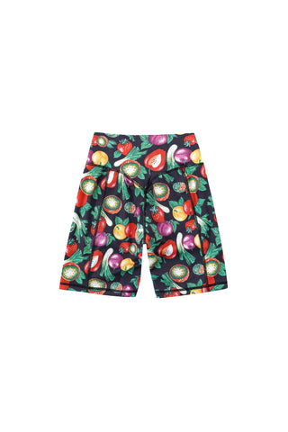 Yoga Shorts Vegetable Medley