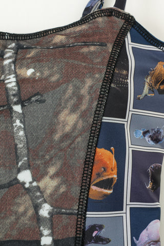 Scrap Patchwork Tankini Swim Top