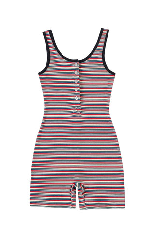 Monsanto Stripe Cotton Romper