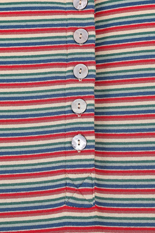 Monsanto Stripe Cotton Romper