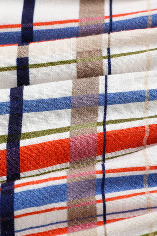 Soft Linen Baby Bloomer Deck Chair Plaid