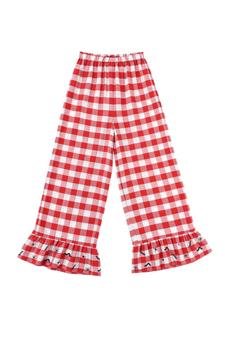 Ruined Picnic Ruffle Pantaloons Cotton Red Gingham