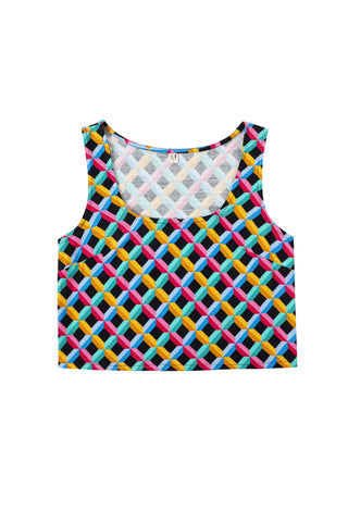 Scoop Crop Tank Soft Linen Screensaver