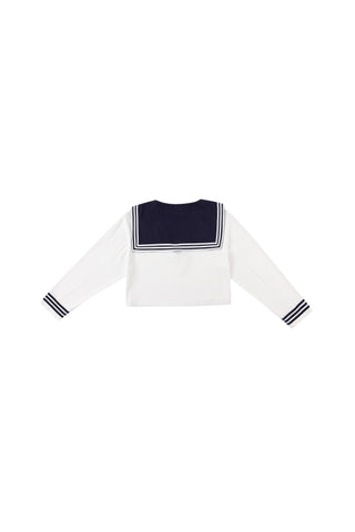 PRE-ORDER: Sailor Soft Linen Crop Top