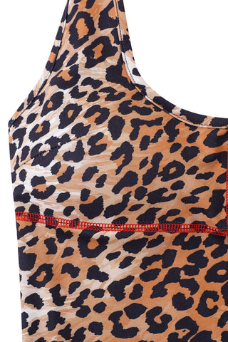Yoga Halter Top Leopard