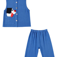 Pocket Puppy Toddler Vest & Pant Set