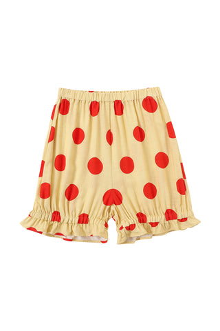 Soft Linen Bloomers Red/Yellow Polka Dot
