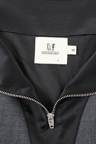 Career Woman Mini Skirt Gray