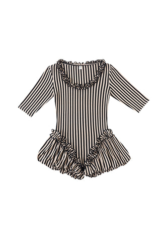 Jester Romper Cream Stripe